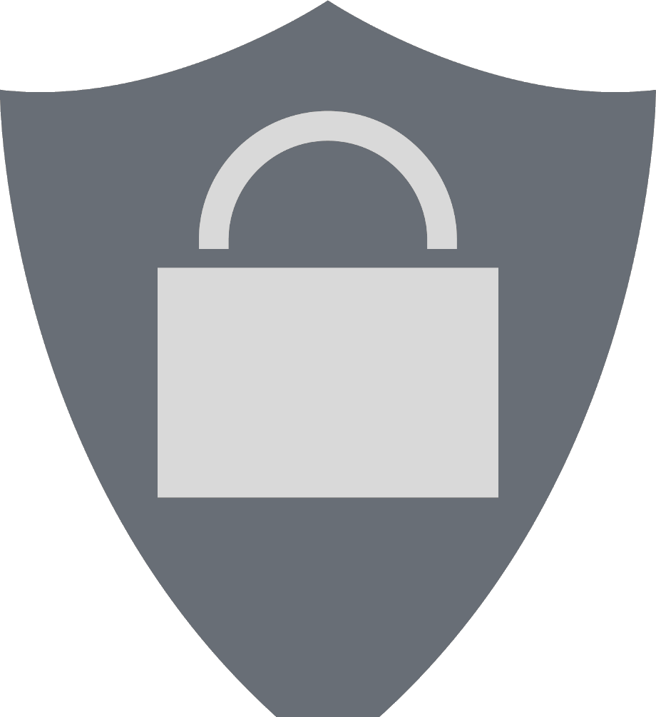 Emblema Lincss — escudo com cadeado